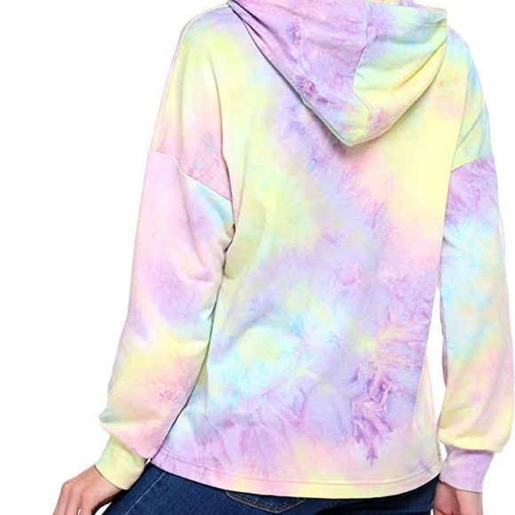 Tie Dye Hoodie Sweatshirt - Picture 3 of 10